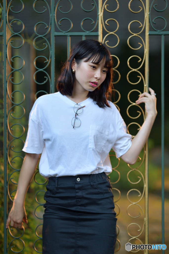 金属製の唐草模様