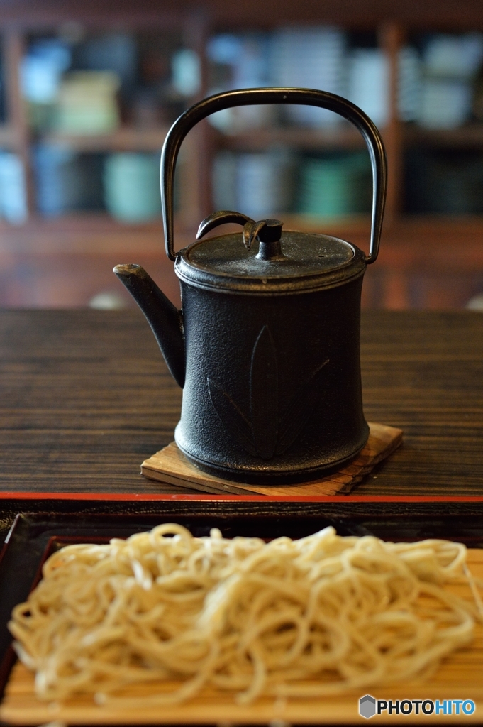 〆は蕎麦湯