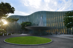 閉館間近の美術館
