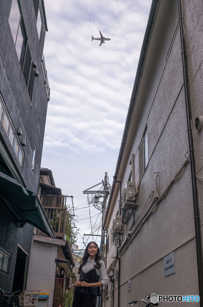 頻繁に飛ぶジェット機