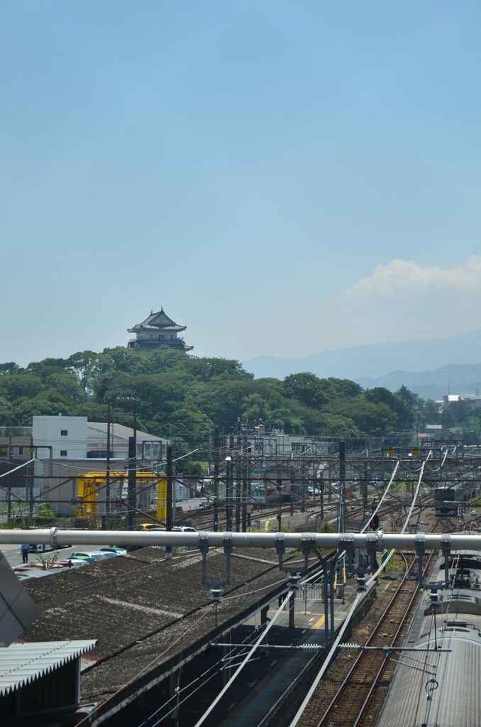 小田原駅から望む