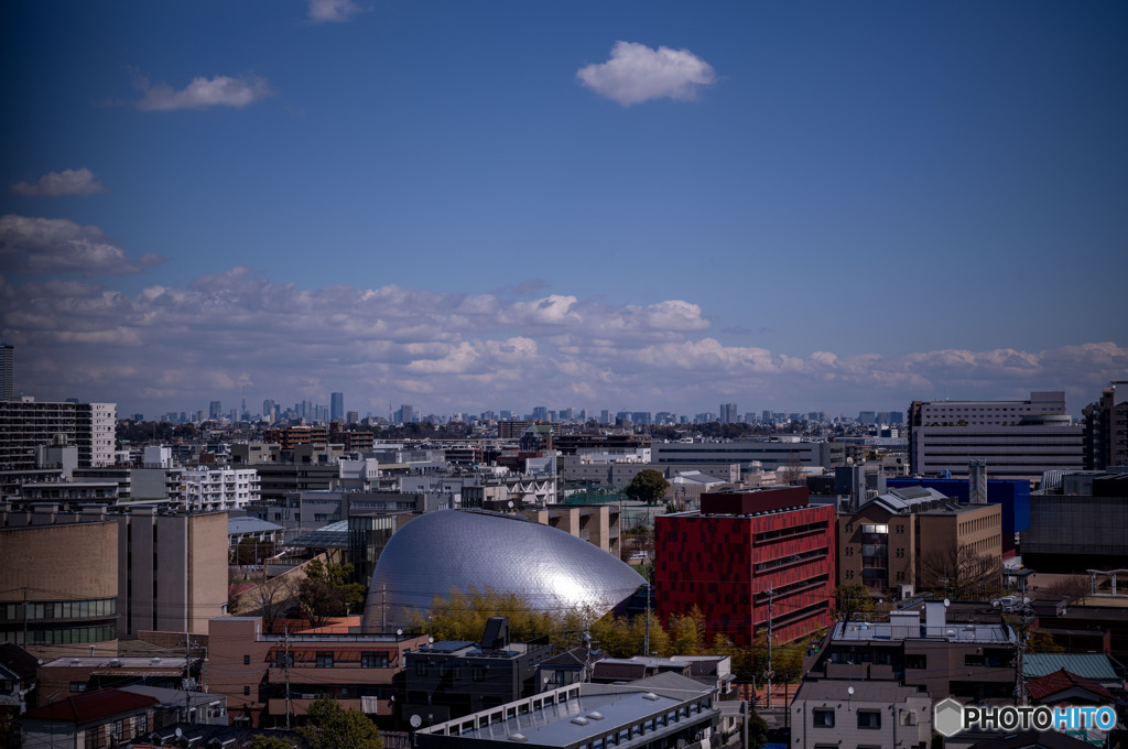 東京都心部遠望