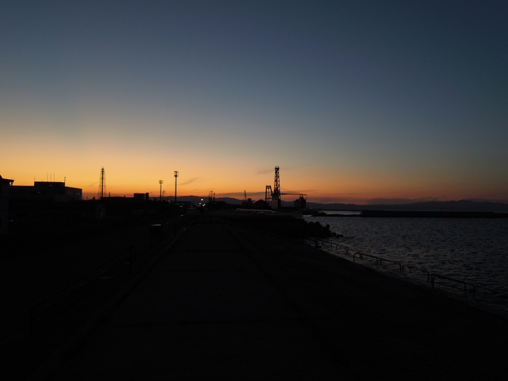夕焼けの海4