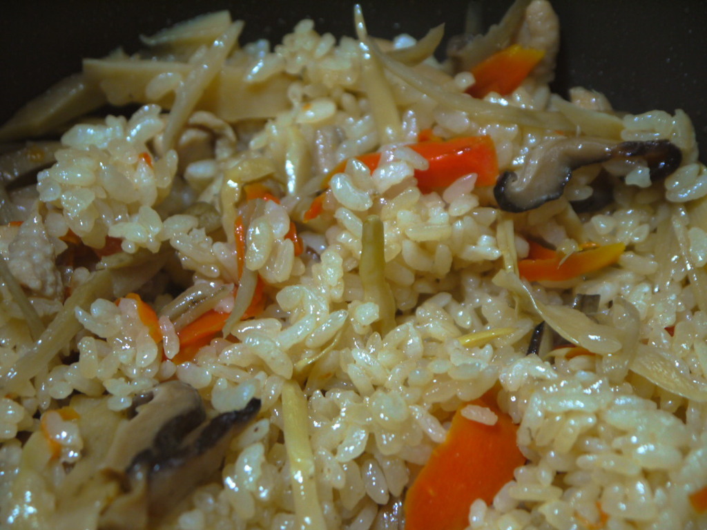 我が家の炊き込みご飯