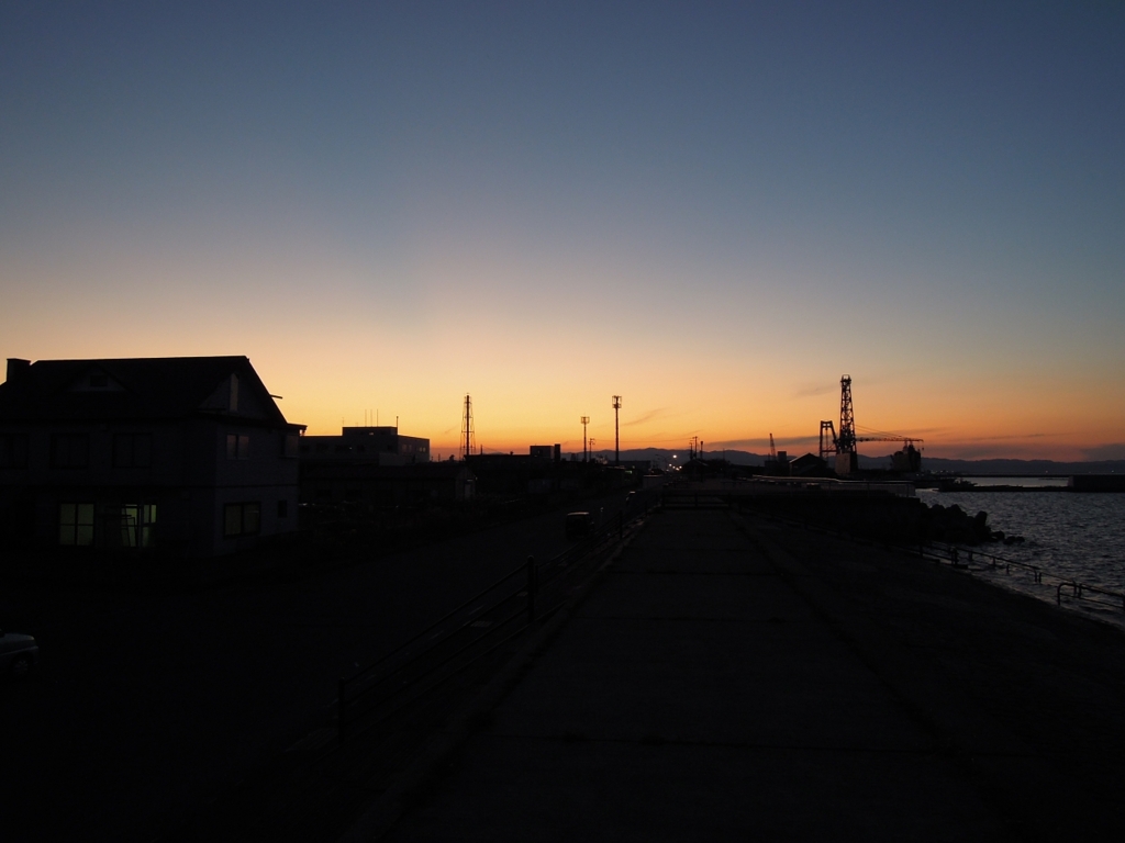 夕焼けの海2