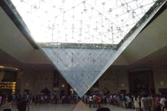 ルーブル美術館逆さピラミット　８／１３