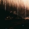 光の柱、光の雨