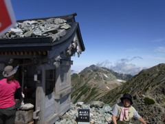 雄山神社本宮から剱岳を！