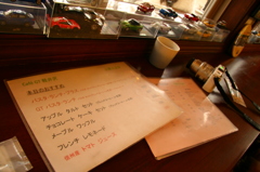 メニュー@CafeGT