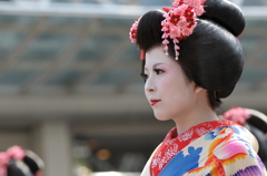 越前時代行列のひとコマ。