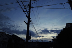 夕暮れ時…