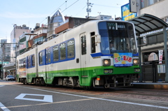 散歩中に…