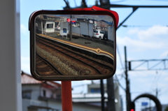 無人駅で