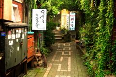 蔦の中に