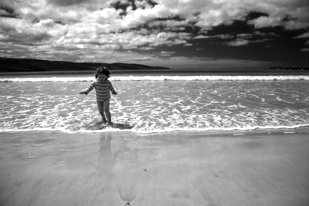 Girl and beach