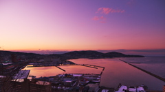 小樽銀鱗荘からの夕日