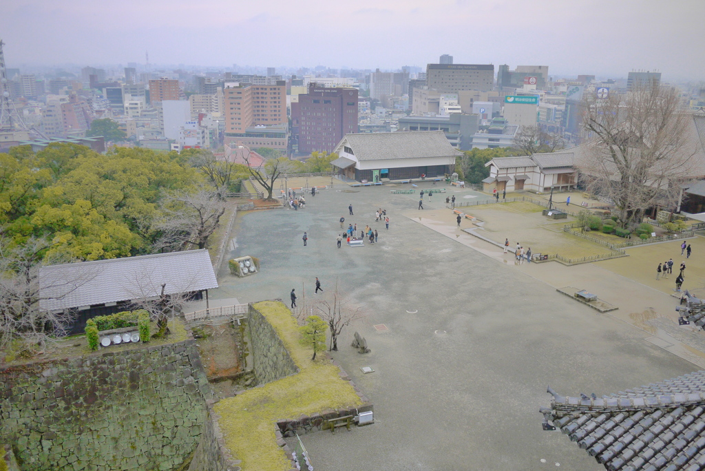 熊本城から