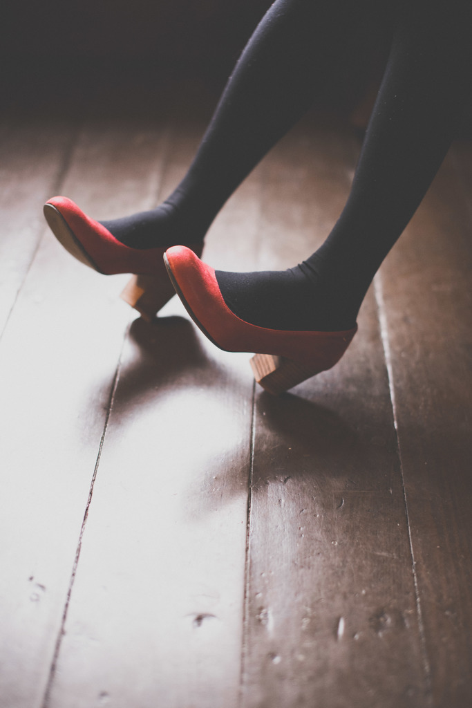 her shoes