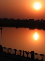 夕日とシルエット #2