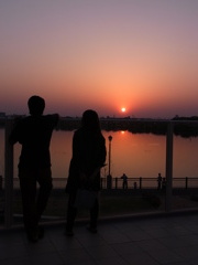 夕日とシルエット #5