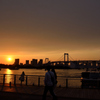 お台場の夕暮れ