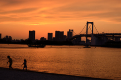 砂浜遊び