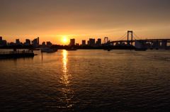 お台場の夕暮れ #2
