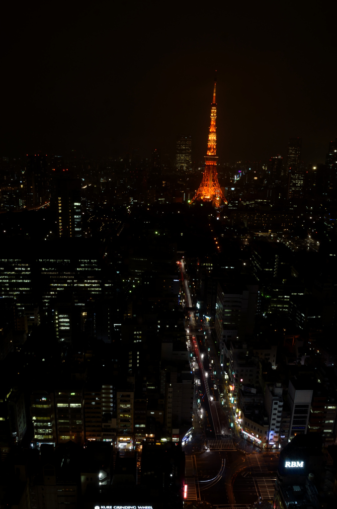 貿易センタービル展望台からの夜景 #1