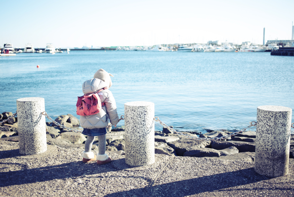 あまちゃんの海と違うねーだって。
