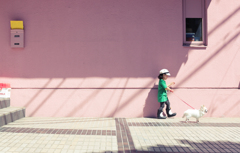 Pink wall
