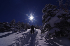 青い空 白い雪