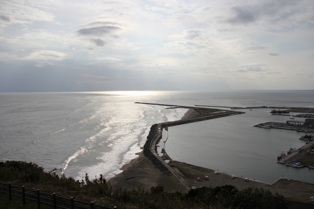 飯岡灯台から