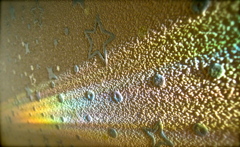 虹色の壁
