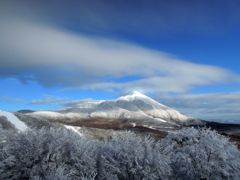 雪の磐梯山