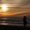 夕日
