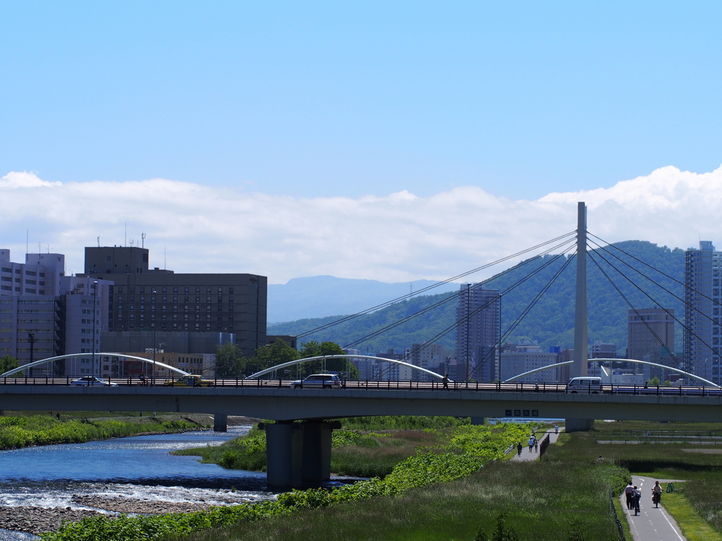 一条大橋と豊平川 By ぷにょみ Id 写真共有サイト Photohito