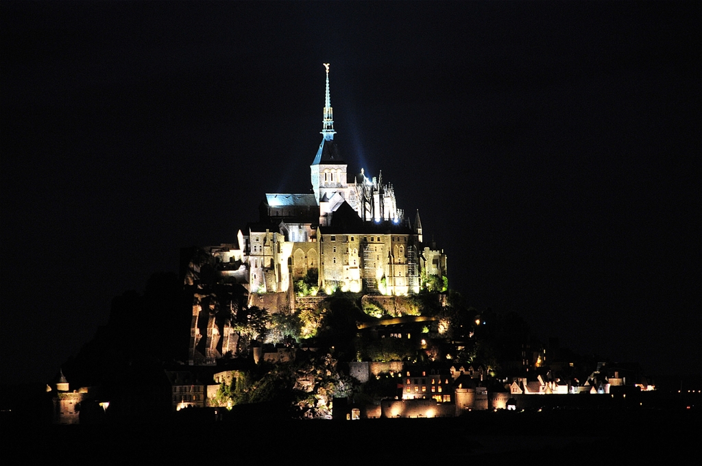 モン・サン・ミッシェル夜景