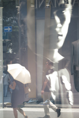 カサを入れてパシャリ