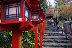 貴船神社　参道
