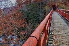 赤いつり橋