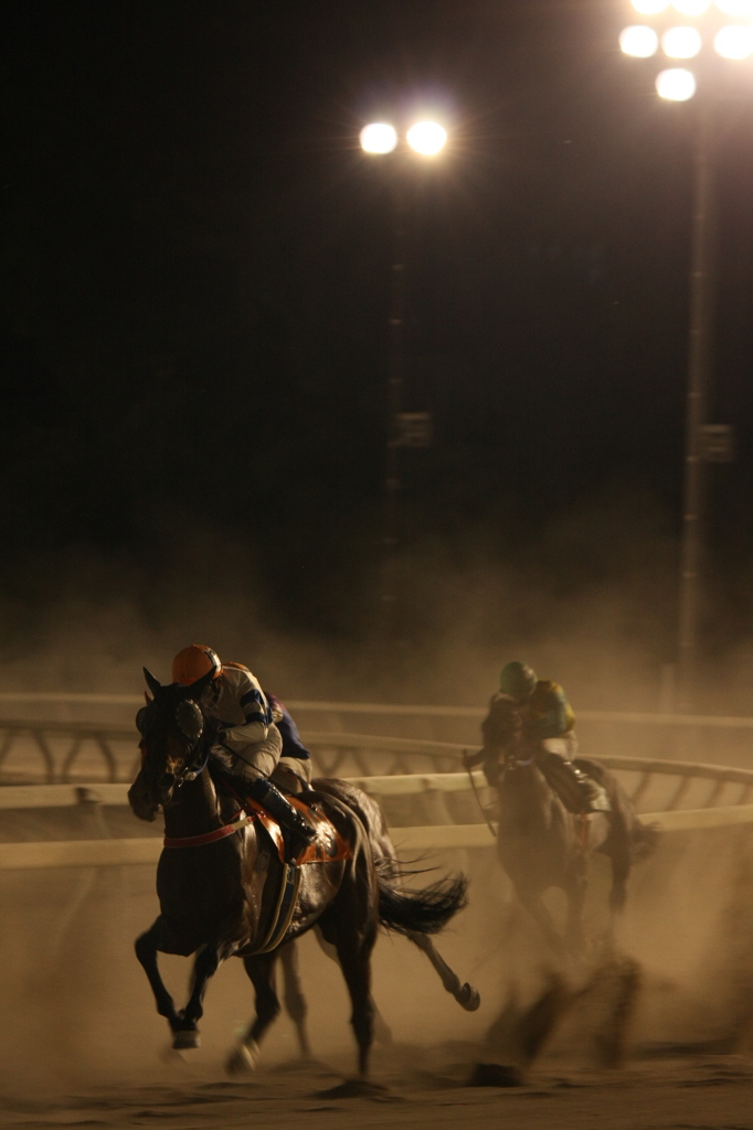 高知競馬場にて