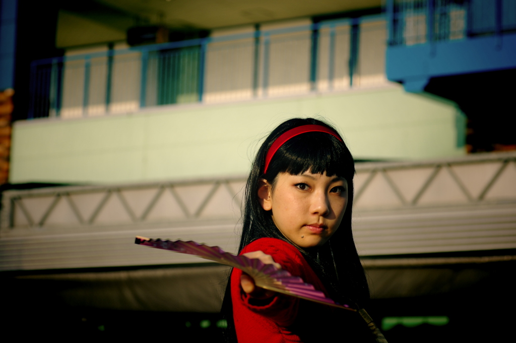 扇子のお嬢さん1