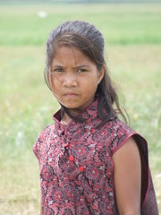 少数民族の少女