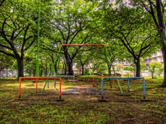 誰もいない公園