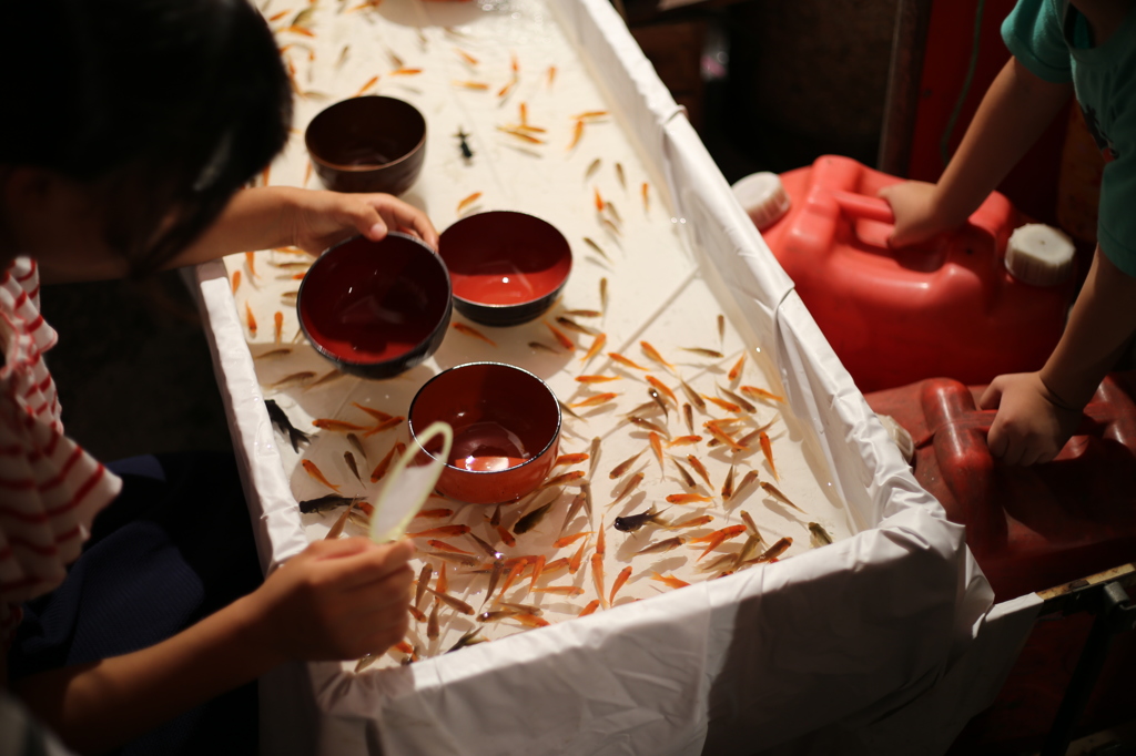金魚すくい