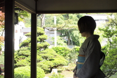 新緑縁側