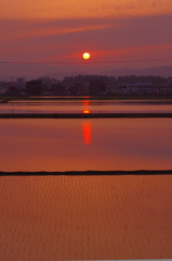 夕暮れ