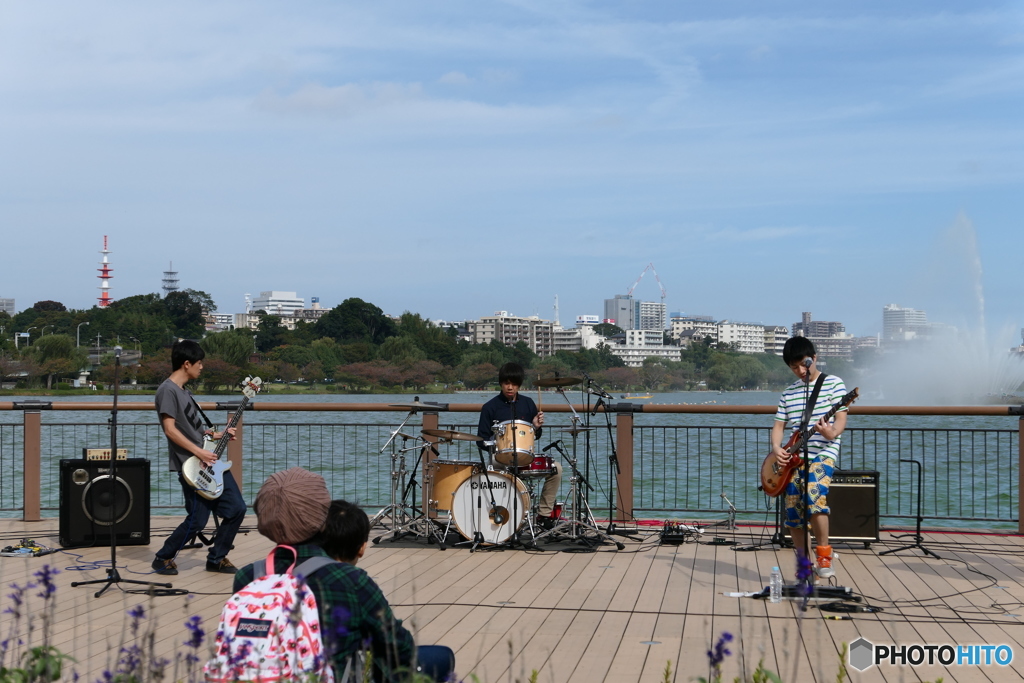 千波湖ストリートライブ