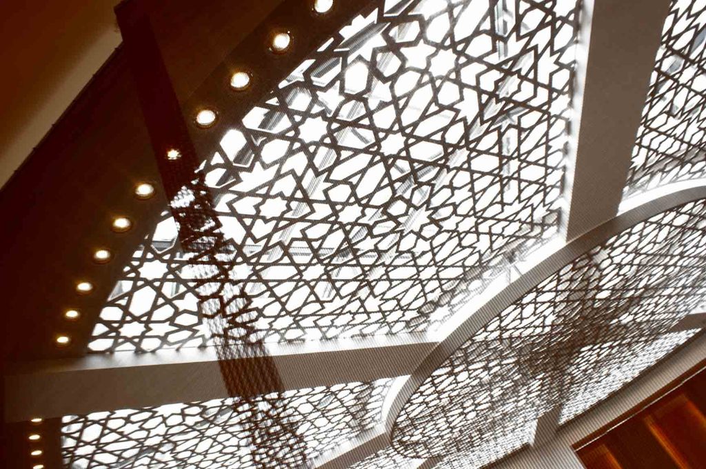 Saudi pavilion's ceiling