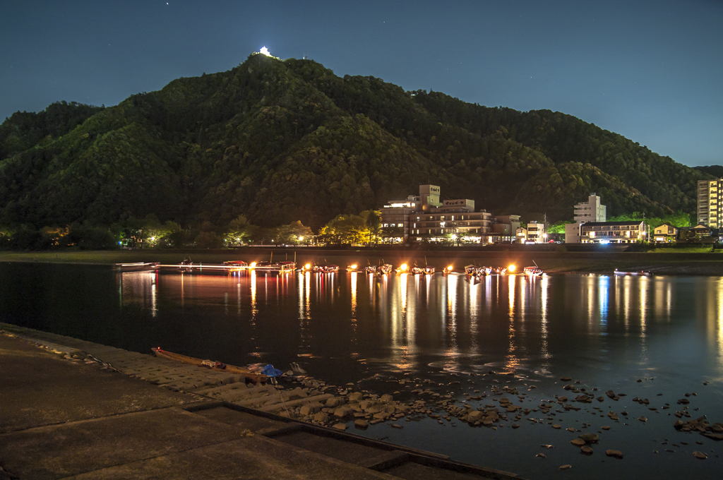 長良川の篝火